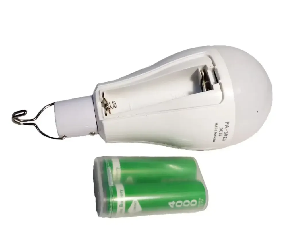 Лампочка Світлодіодна з аккумулятором 2 x 18650 роз'єм micro usb 5v BL fa3830 8441 Одеса - фото 3