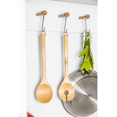 Ложка поварская KitchenAid Coreline Набір для салату, 2 шт, 30 см, береза (KQR713OHE) Винница - изображение 7