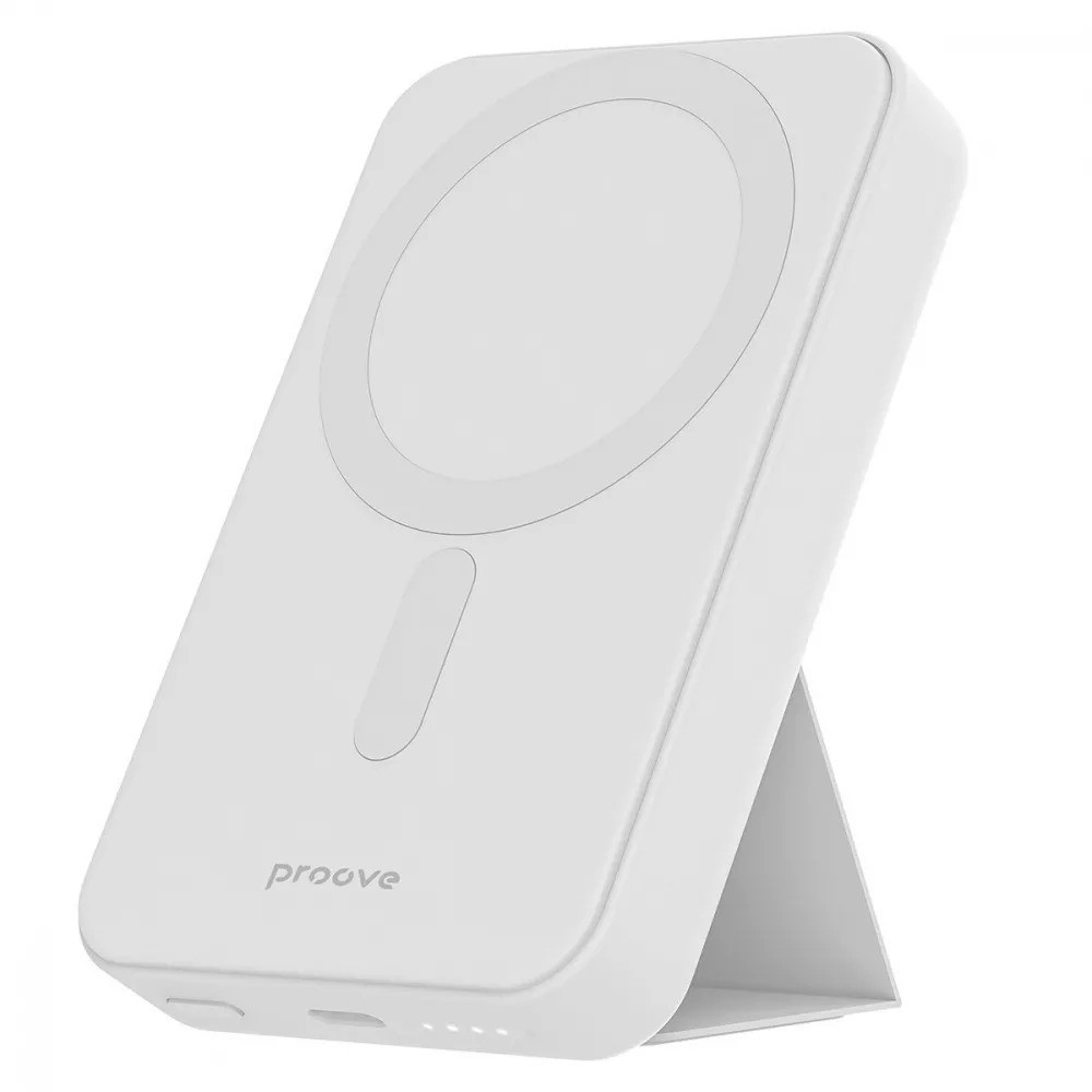 Універсальна мобільна батарея Proove Hyperion Qi 20 W 10000 mAh White (PBHN15020002) ( 20434 ) Харьков - изображение 1