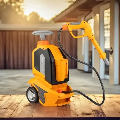 Ігровий набір Otamanko портативна автомийка на батарейках жовта (T017) Вінниця - фото 3