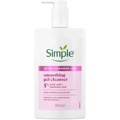 Крем для вмивання Simple Activ Skin Smoothing Gel Cleanser Розгладжувальний 240 мл (8720181563270) Вінниця