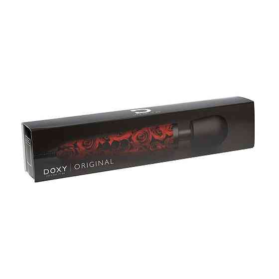 Вібромасажер DOXY Original ROSE PATTERN, дуже потужний, живлення 220В, пульсівні вібрації Sex Aura Київ