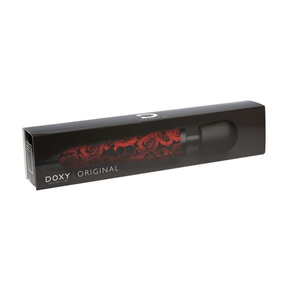 Вібромасажер DOXY Original ROSE PATTERN, дуже потужний, живлення 220В, пульсівні вібрації Sex Aura Київ - фото 6