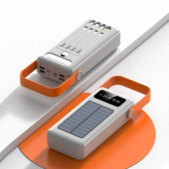 Внешний аккумулятор (power bank) 40000мАч 4Вт на солнечной батарее Киев