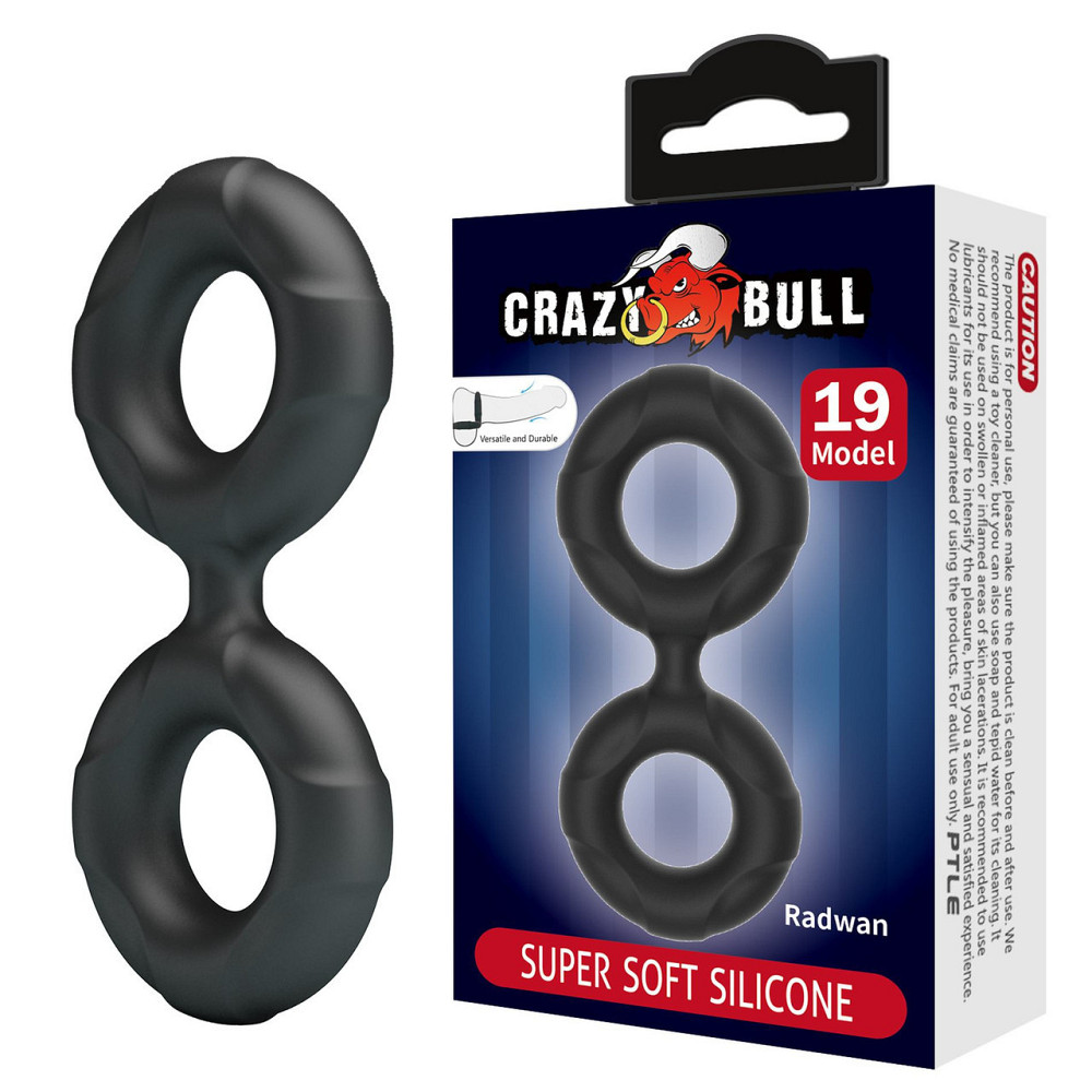 Ерекційне кільце Crazy Bull №19 - Radwan super soft silicone, BI-210364 Sex Aura Київ - фото 1