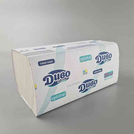 Полотенце бумажное v-складка белое(200листов) SoffiPro Optimal (1 пачка) Харьков