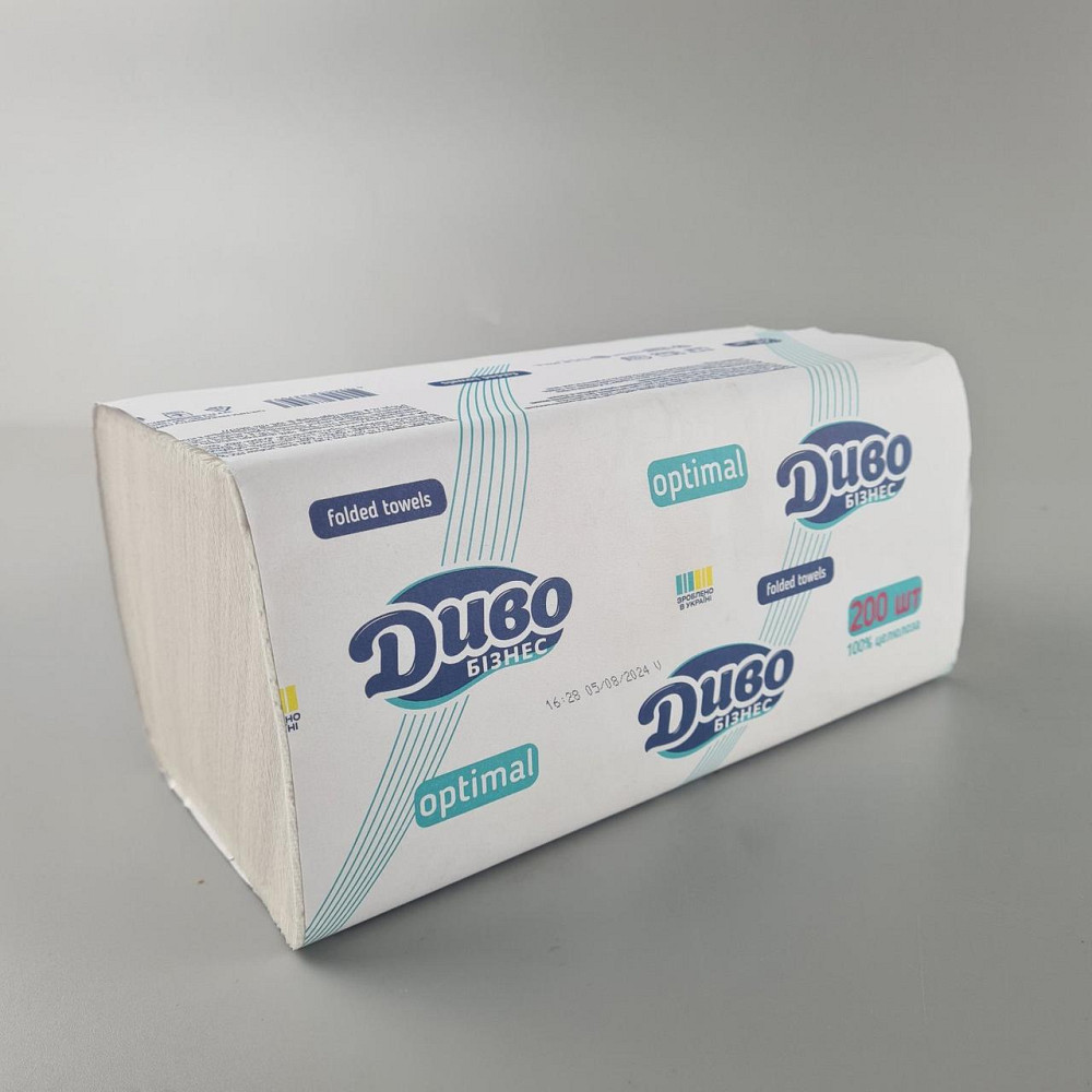 Полотенце бумажное v-складка белое(200листов) SoffiPro Optimal (1 пачка) Харьков - изображение 3