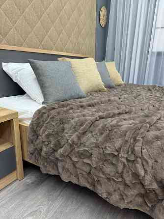 Плед-покрывало Шиншилла 215х215 см (+-5см) Какао (87-018) Киев