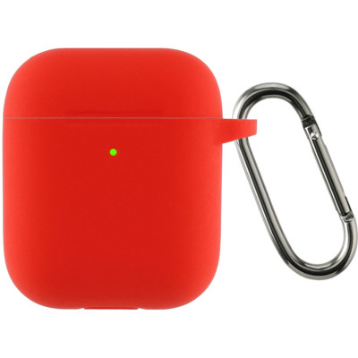 Чохол для навушників Armorstandart Ultrathin Silicone Case With Hook для Apple AirPods 2 Red (ARM59691) Вінниця - фото 1
