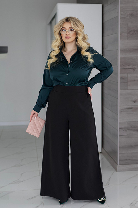 Жіноча шовкова сорочка класична Milena Батал Київ - фото 8