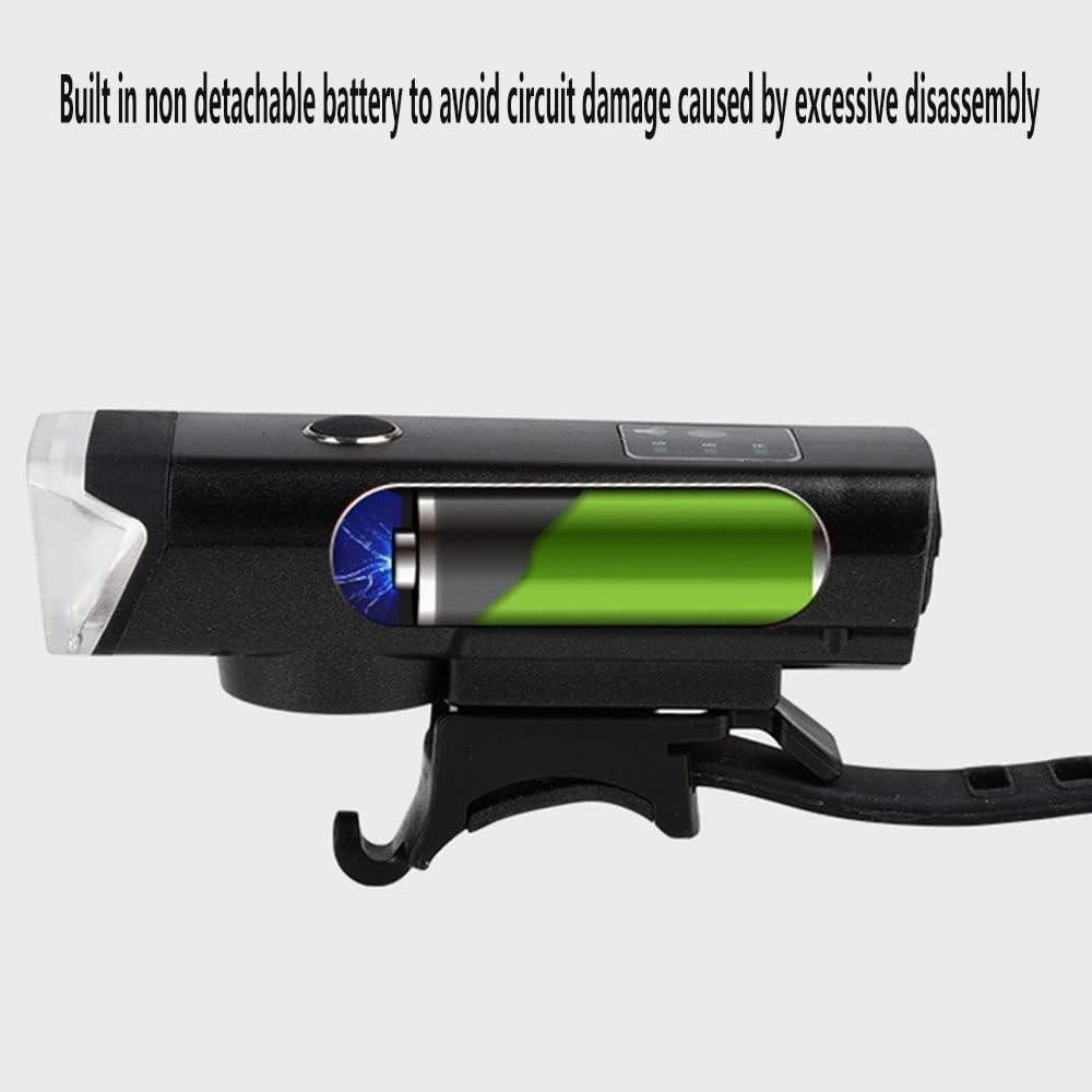 Велосипедный индукционный фонарь со звонком 120дБ 1800мАч HJ-047B Киев - изображение 10