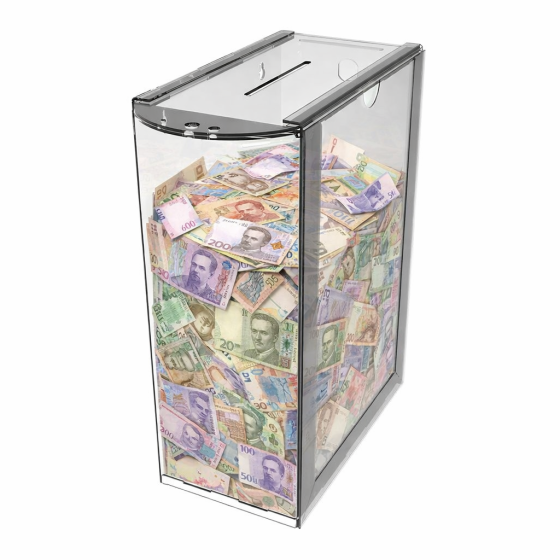 Скринька для пожертв EKOSTAR 215х120х300мм з прорізами під ремінь та кишенею А4 Київ