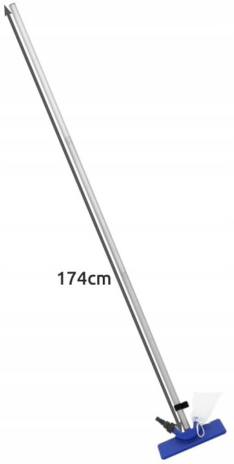 Набір для чищення басейну телескопічна палиця з 2 насадками Bestway (58013) Нововолинськ - фото 6