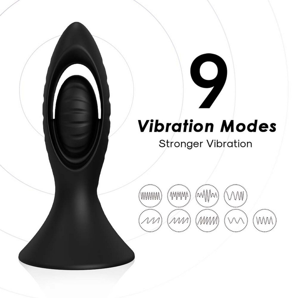Анальный стимулятор Watchman Black, 9 vibration functions Sex Aura Киев - изображение 7
