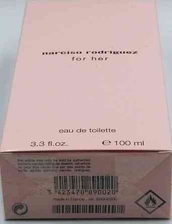Парфюмерия: Narciso Rodriguez For Her edt 100ml. Оригинал! Киев