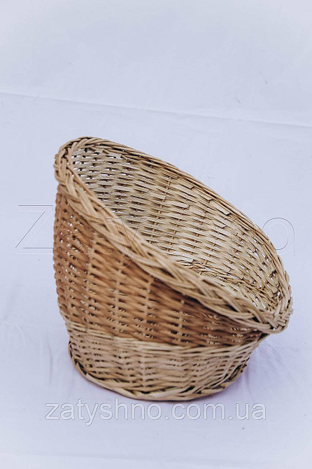 Лежак плетеный для кошки  из лозы Киев - изображение 2