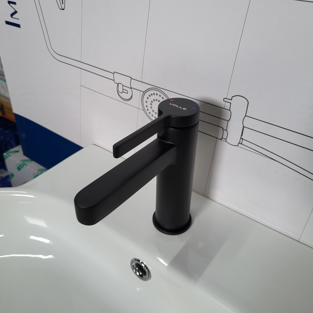 Змішувач для раковини Volle MORA de la noche чорний/матовий 1537.010104 Київ - фото 4