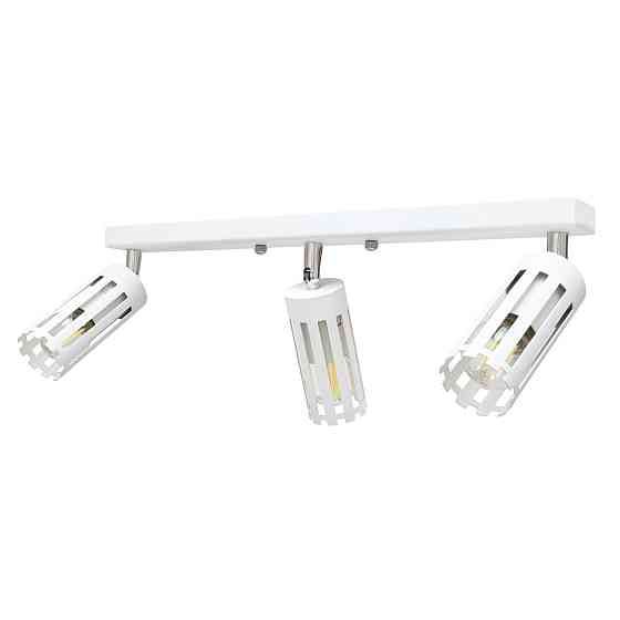 Светильник потолочный MSK Electric Teramo спот поворотный на три плафона белый NL 18050-3 WH Одесса