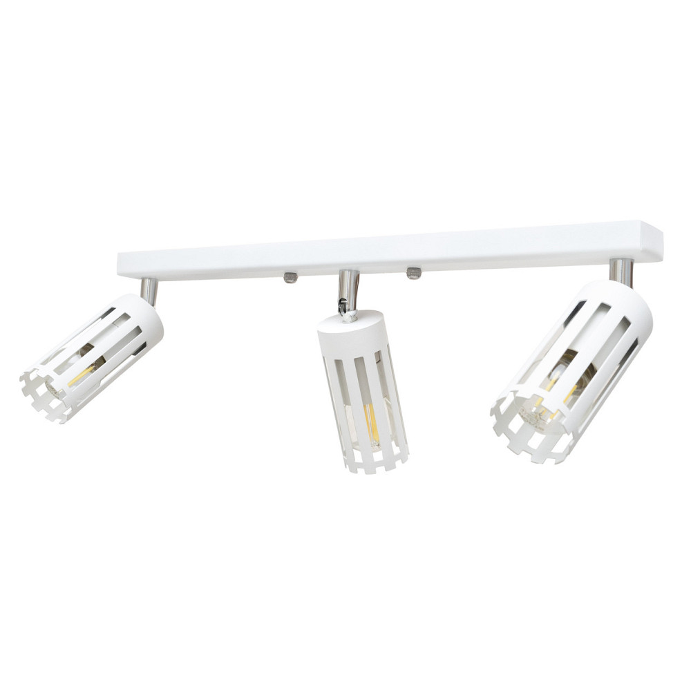 Светильник потолочный MSK Electric Teramo спот поворотный на три плафона белый NL 18050-3 WH Одесса - изображение 3