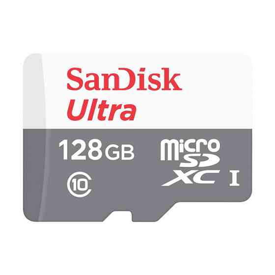 Карта памяти 128ГБ Class 10 microSDXC SanDisk Ultra SDSQUNR-128G-GN6MN Киев