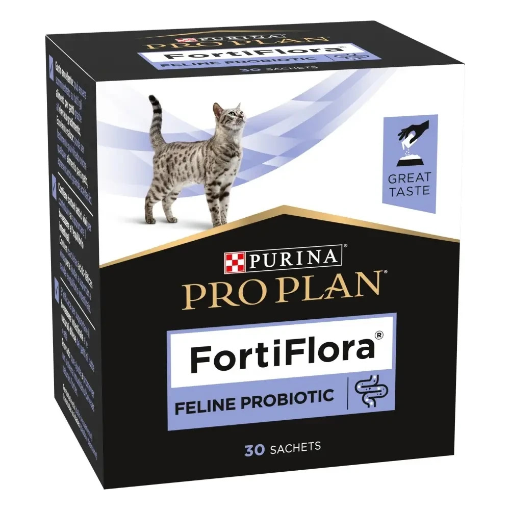 Пробіотик PRO PLAN FortiFlora для дорослих котів та кошенят для підтримання нормальної міклофлори шлунково-кишкового тракту, 30х1 г Київ - фото 2
