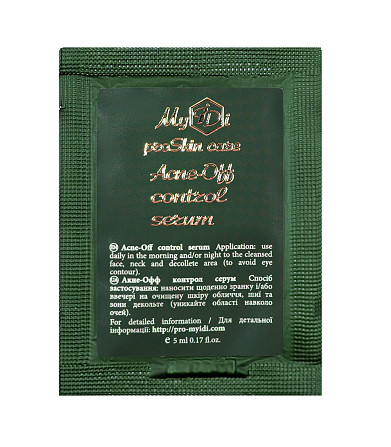 Протизапальна сироватка для проблемної шкіри Acne-Off control serum (Пробник) MyIDi 5 мл Винница - изображение 1