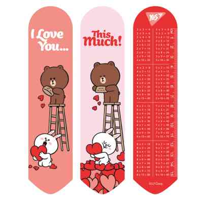 Закладки для книг Yes 2D Line Friends hearts (708136) Вінниця