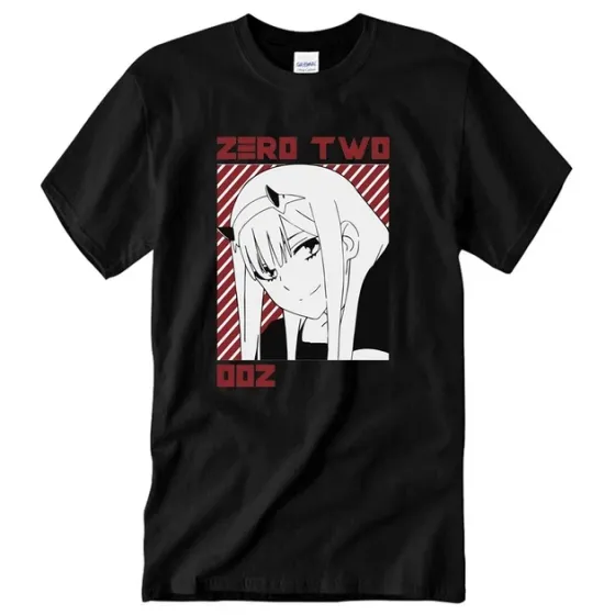 Футболка для хлопчика з аніме принтом Мілій у Франксі 02 оверсайз (зріст від 165 до 180) Чорний AnimeT1057m Дніпро