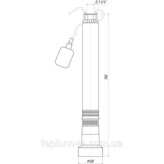 Насос колодезный OPTIMA OP 5,1 - 56/7 F 0,8кВт ( с поплавком ) Чернівці