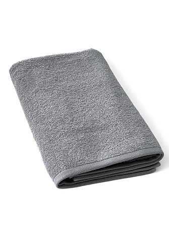 Комплект полотенец однотонных Ideal Textile 50х90 см + 70х140 см 360 г/м2 (56861149) Сірий Черновцы - изображение 2
