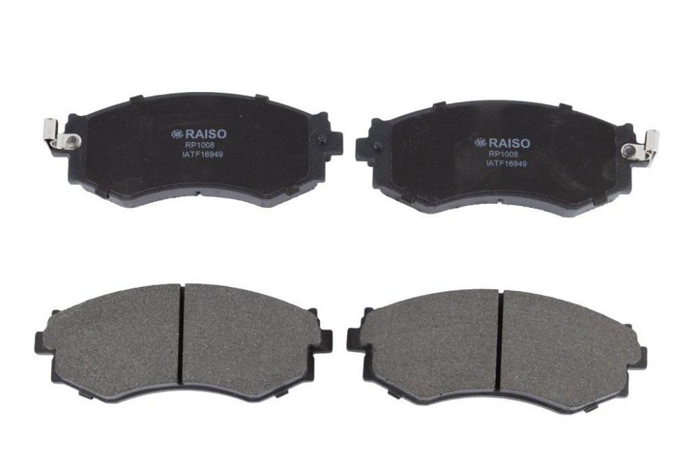 Колодки тормозные передние Raiso (Швеция) Nissan 200SX, Ниссан 200СХ 88- #RP1008 UAFGAPB22 Ковель - изображение 1