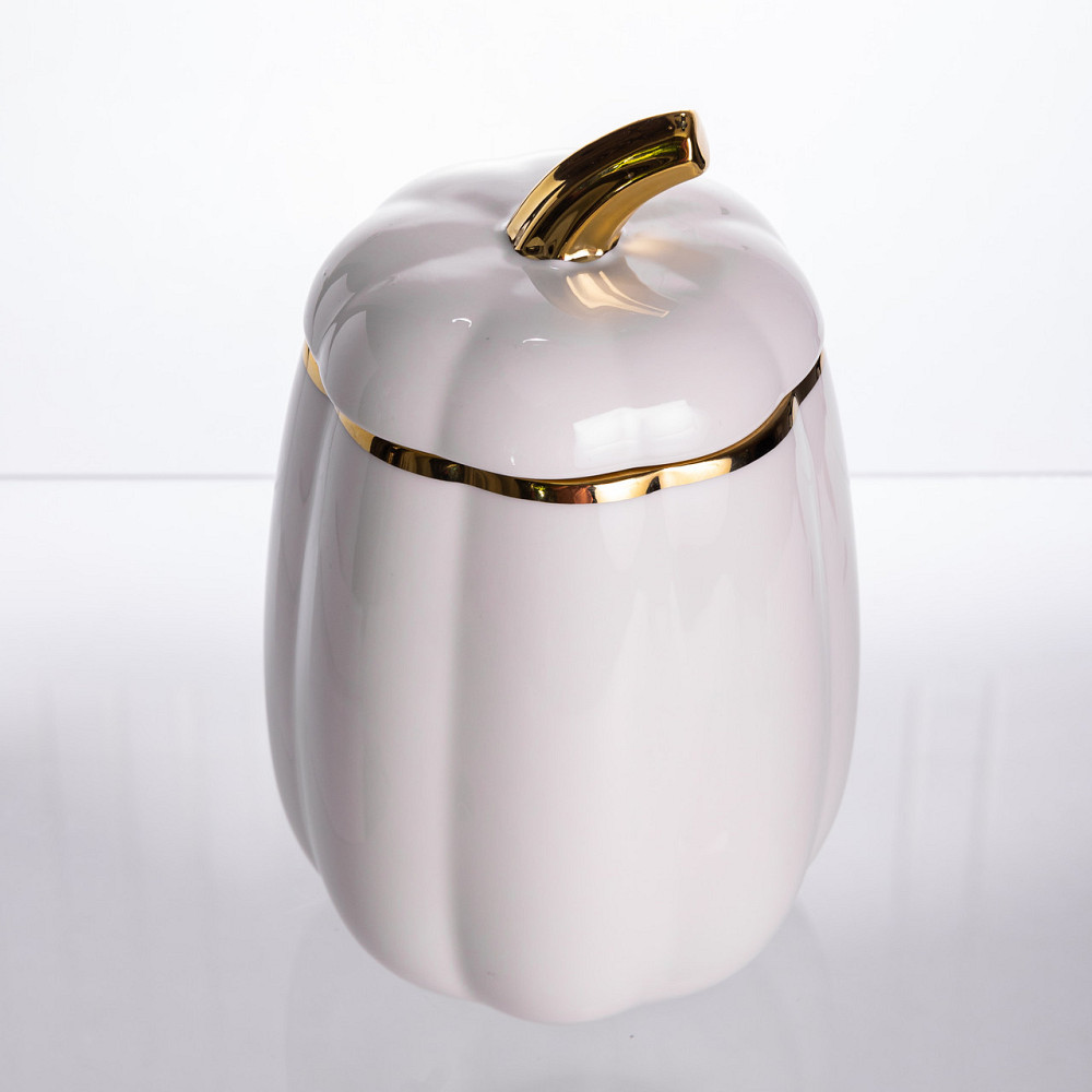 Фарфоровий контейнер для зберігання "Тиква" 2 л Київ - фото 3