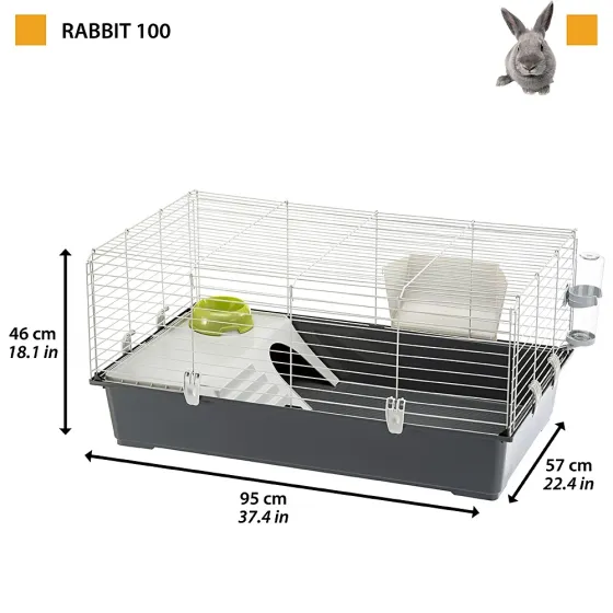 Клетка для кроликов и морских свинок Ferplast Rabbit 100 (Ферпласт Реббит 100) Белый Запорожье