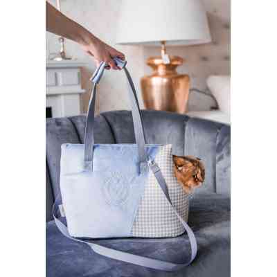 Переноска для тварин Chloe&apos;s Home Porto 43x27x17 см синя (CLH1257) Вінниця