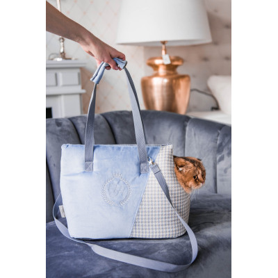 Переноска для тварин Chloe's Home Porto 43x27x17 см синя (CLH1257) Вінниця - фото 2