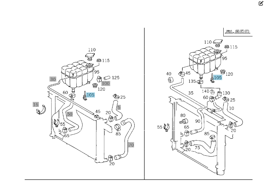 Mercedes-Benz  A2105450024 Датчик рівня охолоджуючої рідини G-class W463 C-class W202 E-class W210 SL-Class R129 SLK R170 CLK Coupe C208 S-class W140  Одесса - изображение 2