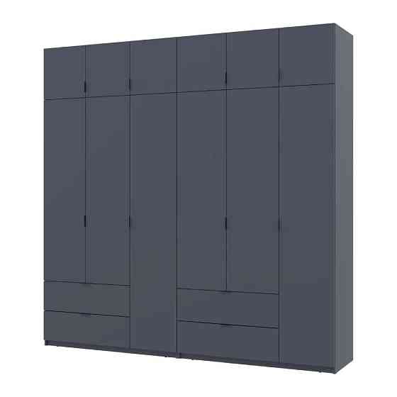 Шафа для одягу Doros Лукас Графіт 3+3 ДСП 240х50х240 DRS-011693 (42005109) Львів