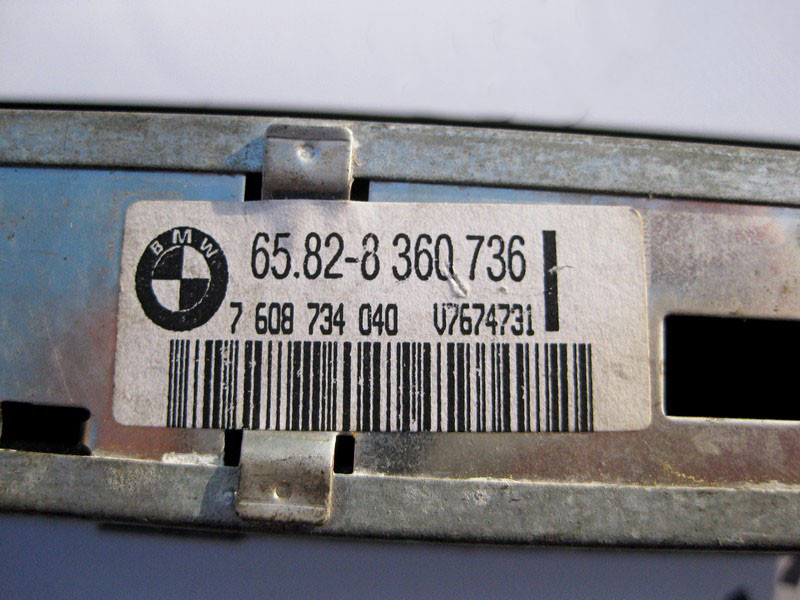 BMW  65828360736 Мультиінформаційний дисплей BMW 5-Series E39 Одеса - фото 3
