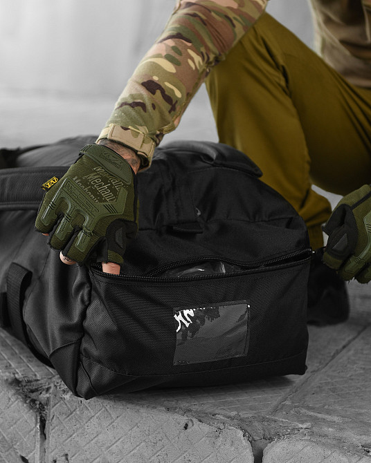 Сумка рюкзак тактическая полиция НГУ походная 3 в 1 на 65 л рюкзак черный усиленный Одесса - изображение 6