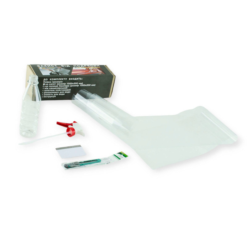 Плівка захисна від сколів "на полицю заднього бампера" 1500х200мм прозора Мукачево - фото 1