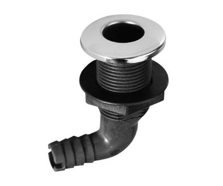 Зливний Штуцер З Нержавіючим Ковпачком, Зігнутий, Діаметр 1-1/8 Київ - фото 1