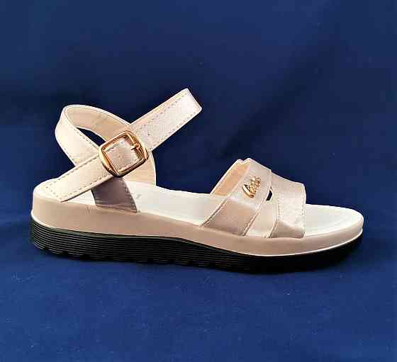 .Женские Сандалии Босоножки на Танкетке Платформе Бежевые Летние (размеры: 38) Днепр