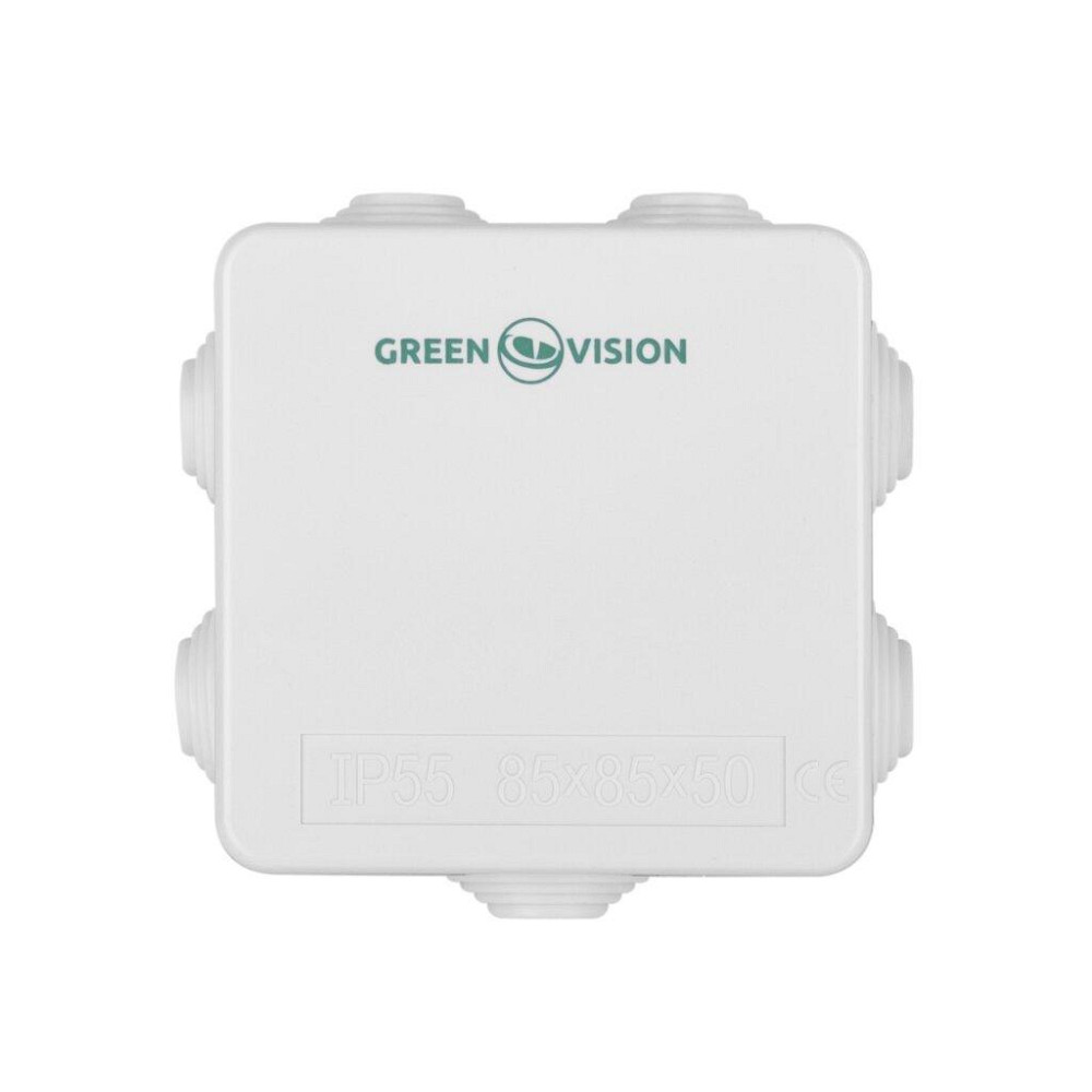 Коробка розподільна 85х85х50 IP55 зовнішня з резинками Київ - фото 1