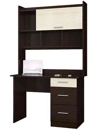 Стіл з надбудовою Еверест Школяр-4 венге + дуб молочний (DTM-2177) Львів