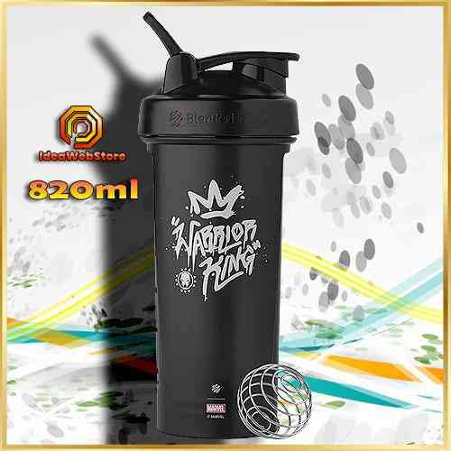 Шейкер спортивний для води та спортивного харчування, колір чорний Шейкер для тренувань BlenderBottle 820 мл Київ