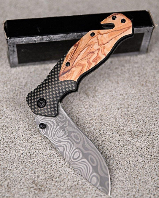 Ніж викидний wood РП7336 Одеса - фото 5