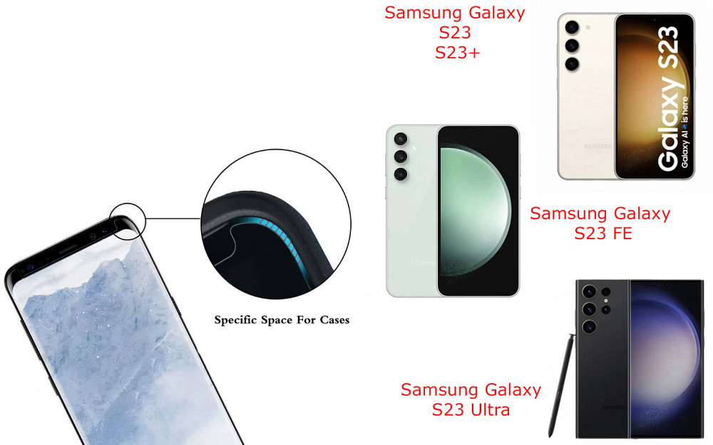 Захисне скло HyperGlass Pro для Samsung Galaxy S23, S23+, S23 FE, S23 Ultra – максимальна чутливість та захист Київ - фото 3