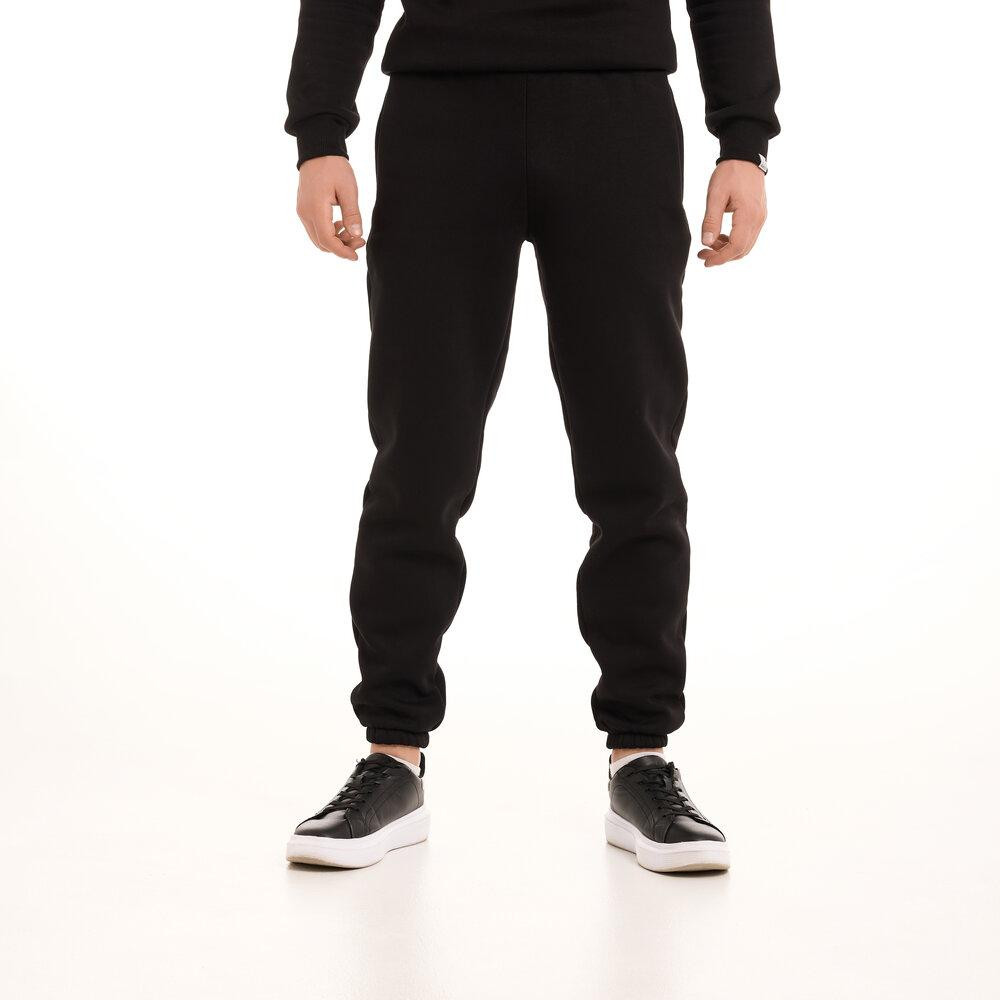 Чоловічі штани джогери з кишенями чорні Pobedov 007 ЗИМА Київ - фото 6