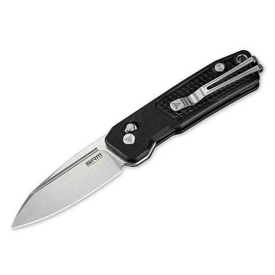 Ніж складаний кишеньковий SRM Scout (6.9 см) 14C28N / G10, чорний Рівне
