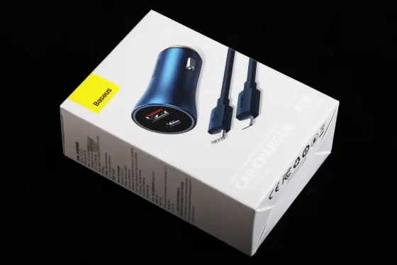 Заряд 1USB/1Type-C QC 40Вт Baseus + кабель Type-C/iPhone синій Вінниця